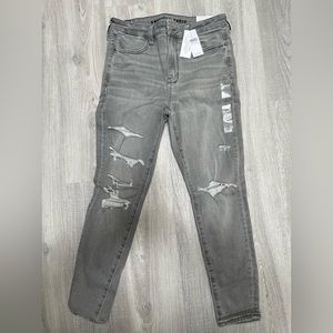 AE gray washed jeans